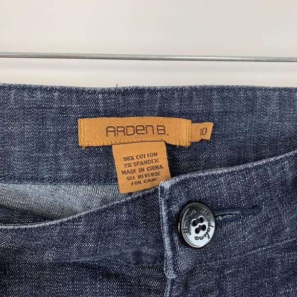 Arden B Cropped Jean Sz 10 Capri Dark Wash - Picture 4 of 8